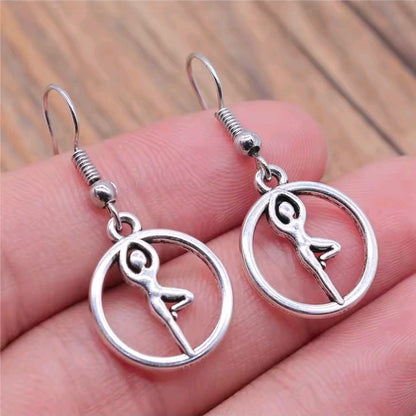 Spiritual Om Yoga Zen Earrings