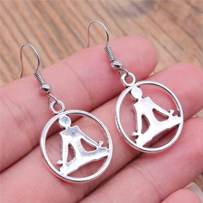 Spiritual Om Yoga Zen Earrings