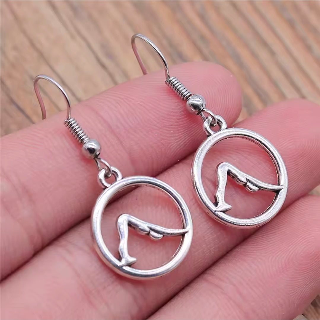 Spiritual Om Yoga Zen Earrings