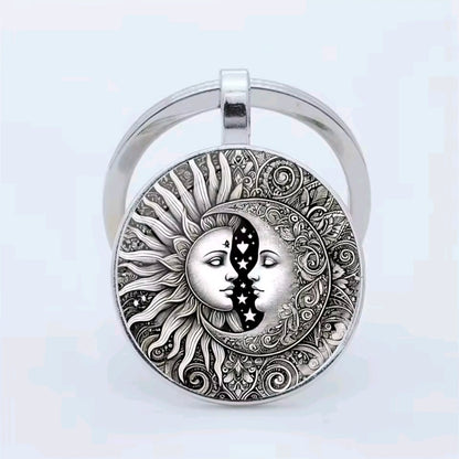 Sun Moon Keychains