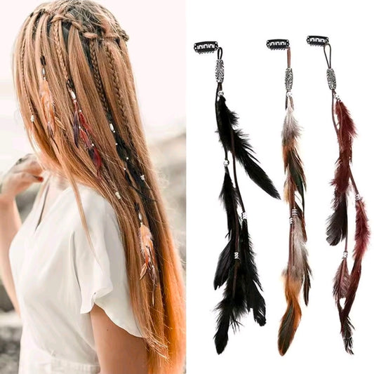 Feather Hair clips