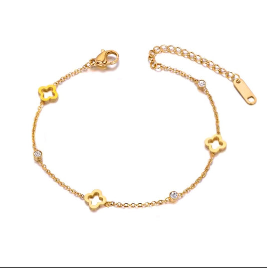 Clover Anklet