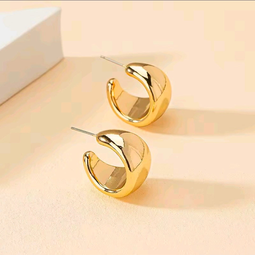 Chunky Hoop Earrings