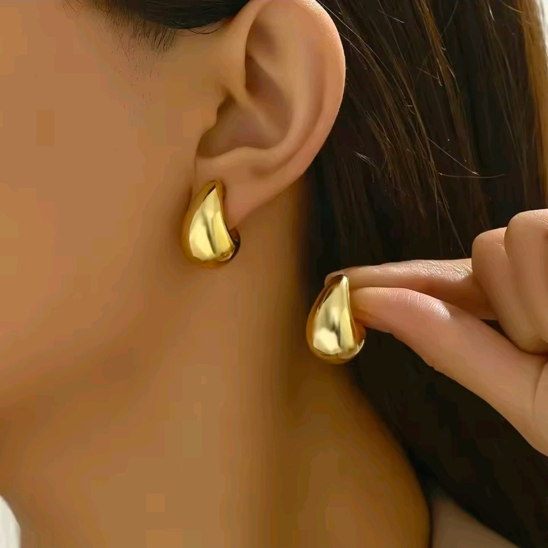Chunky Hoop Earrings