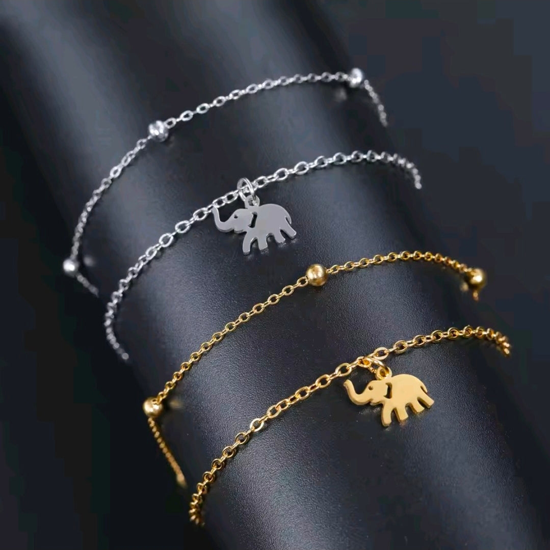 Double Layered Elephant Bracelet