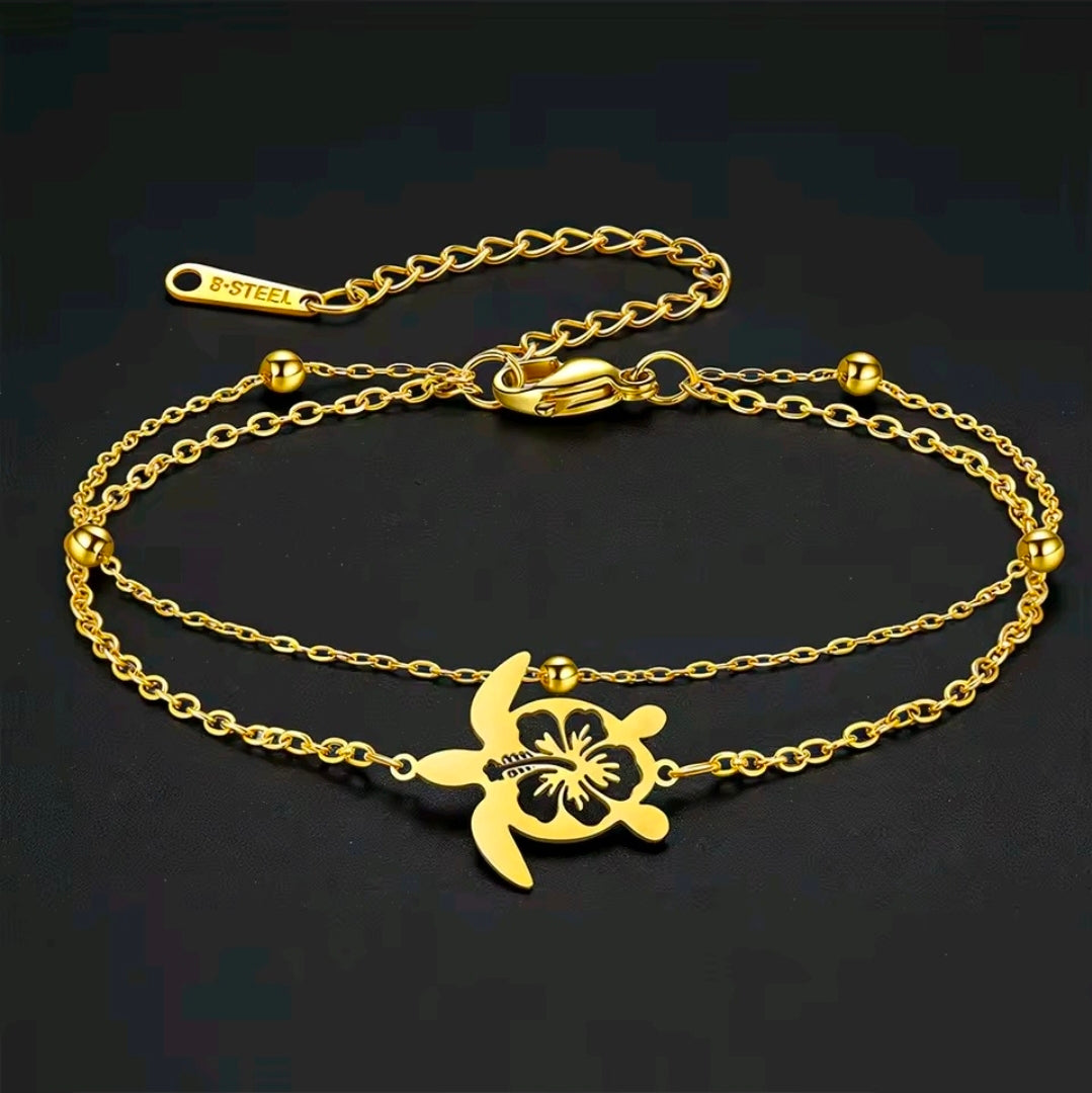 Double Layered Turtle Bracelet