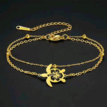 Double Layered Turtle Bracelet