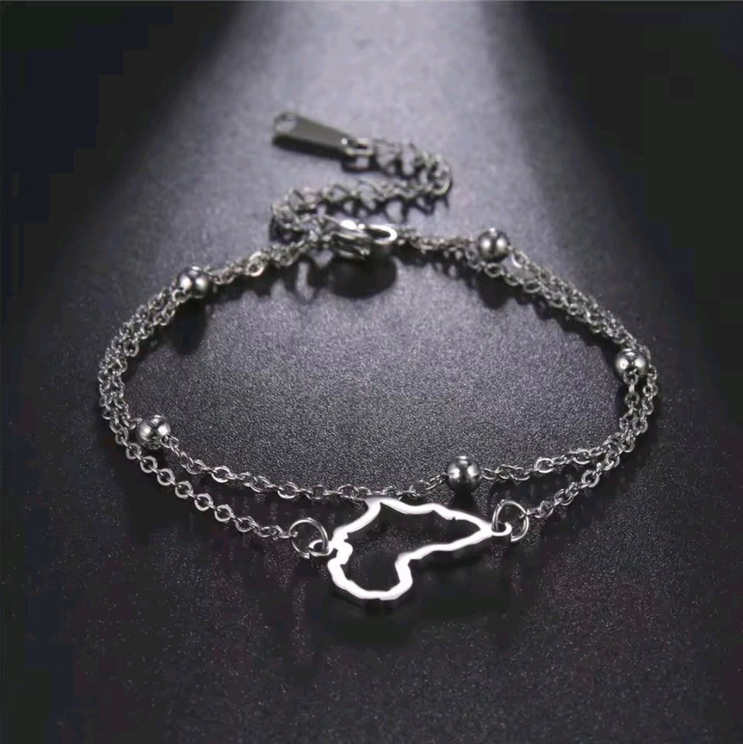 Double Layered Africa Bracelet