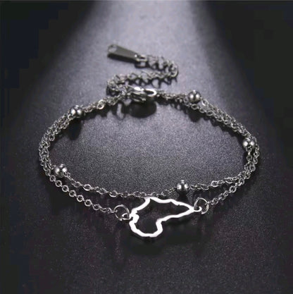 Double Layered Africa Bracelet