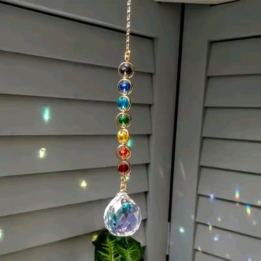 Crystal Chakra Suncatcher