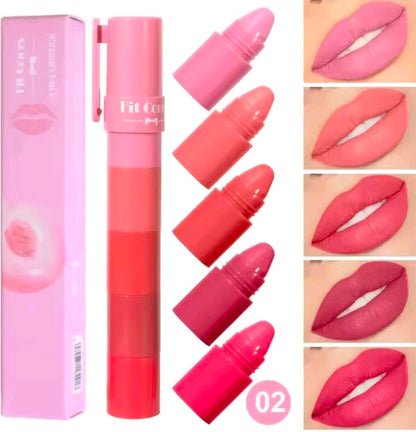 5 in 1 Matte Lip Crayon