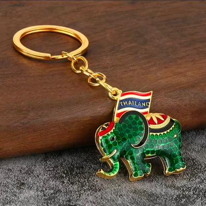 Thailand Elephant Keychain