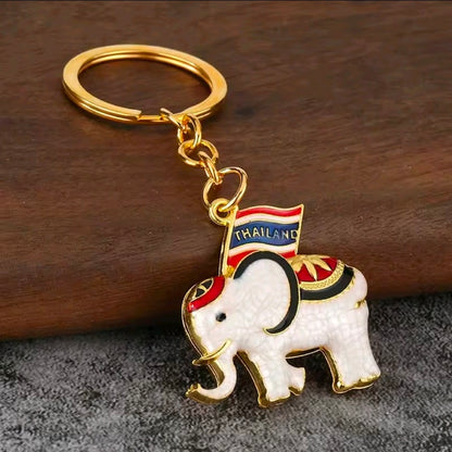 Thailand Elephant Keychain