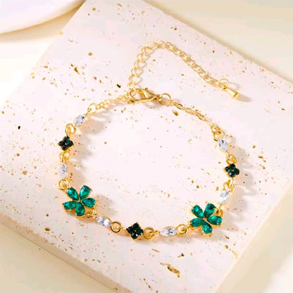 Crystal Flower Bracelet