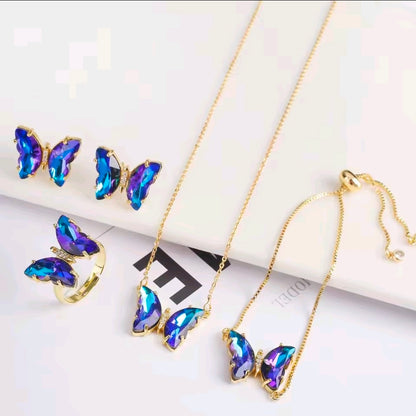 Crystal Butterfly Set