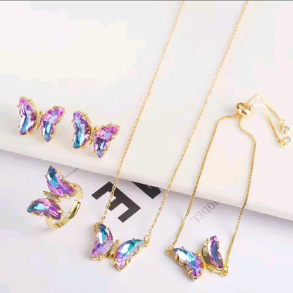 Crystal Butterfly Set
