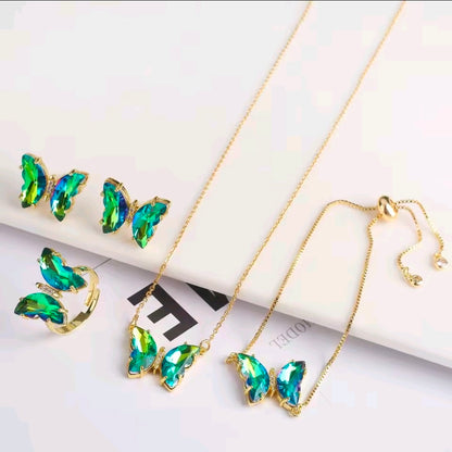 Crystal Butterfly Set