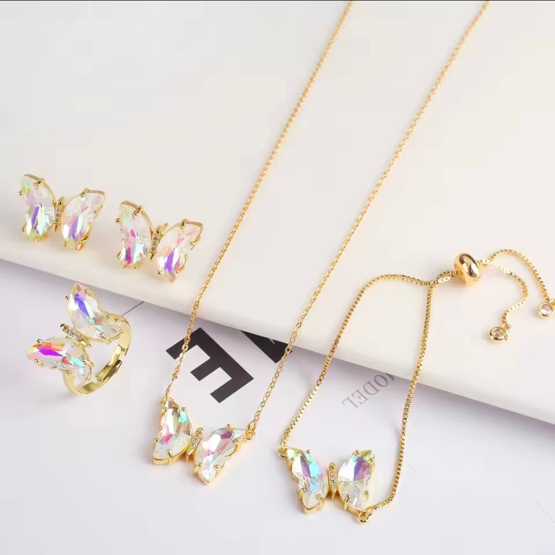 Crystal Butterfly Set