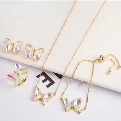 Crystal Butterfly Set