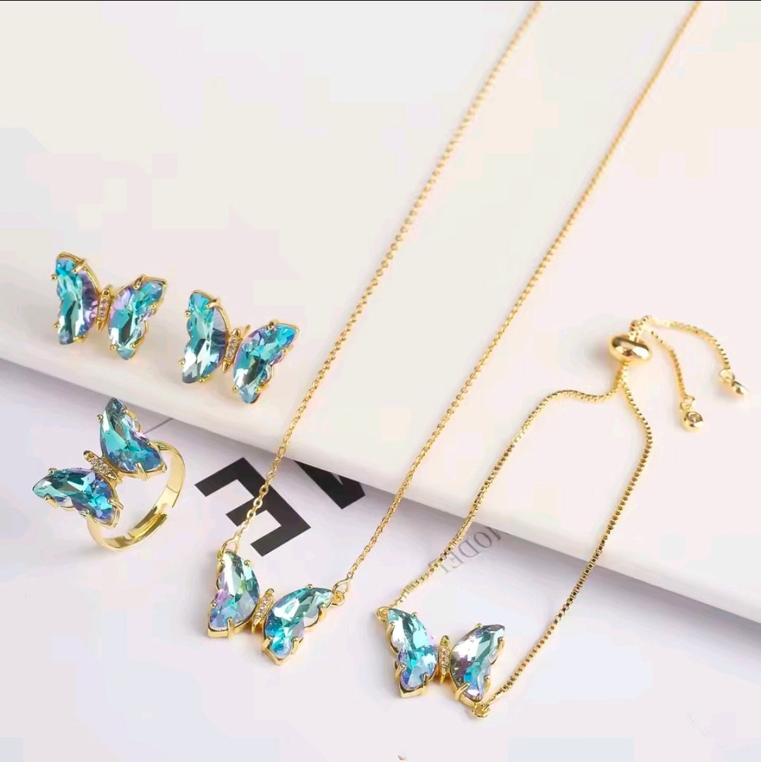 Crystal Butterfly Set