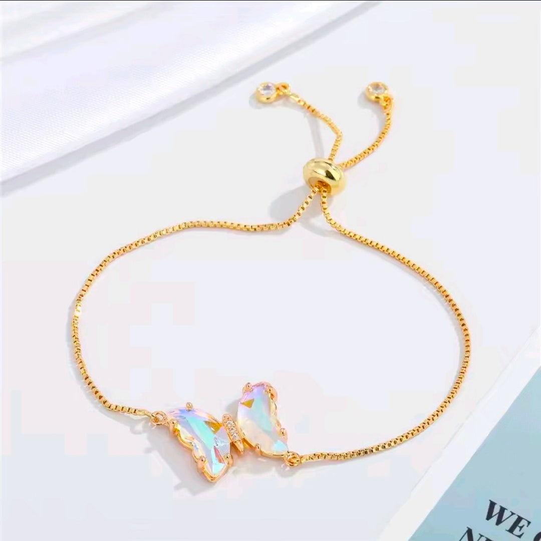 Crystal Butterfly Bracelet