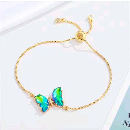 Crystal Butterfly Bracelet
