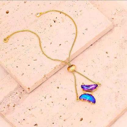 Crystal Butterfly Bracelet