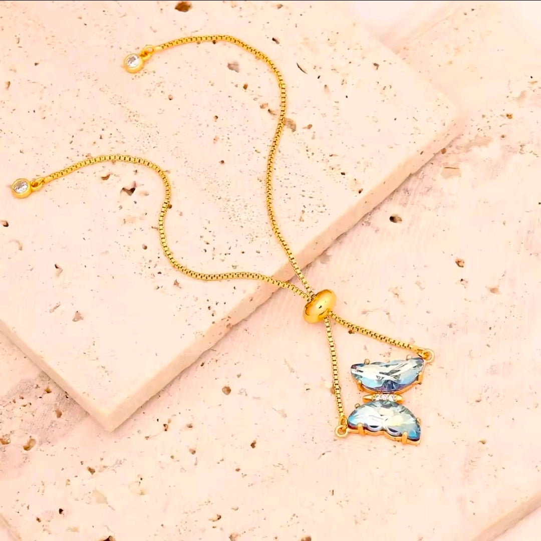 Crystal Butterfly Bracelet