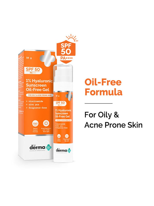 The Derma Co. 1% Hyaluronic Sunscreen Oil-Free Gel
