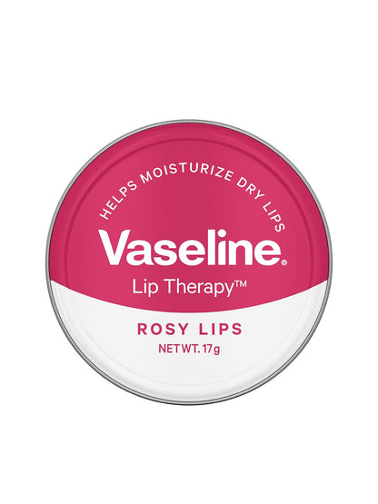 Vaseline Lip Therapy Tins For Moisturised & Soft Lips - Rosy Lips