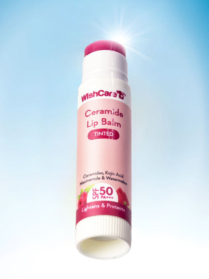 WishCare Ceramide Tinted Lip Balm With SPF50 PA+++