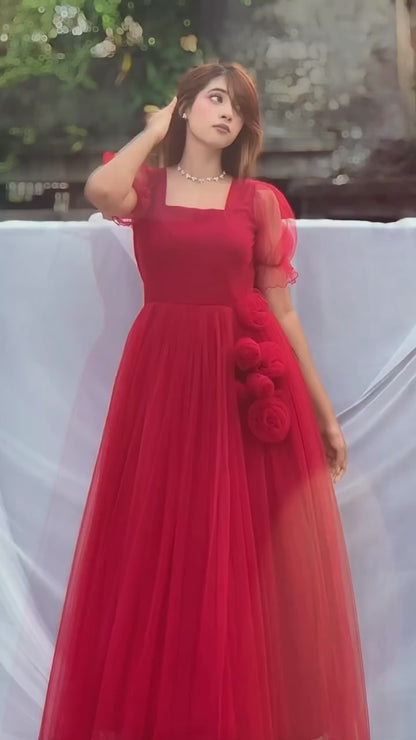 Soft Net Gown
