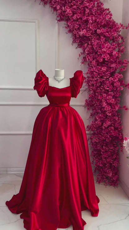 Heavy Satin Gown