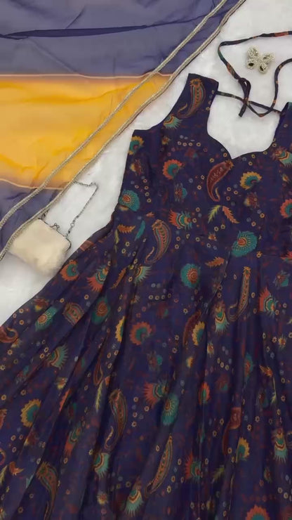 Anarkali Gown