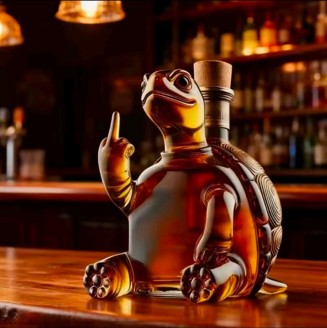 Turtle Whiskey Decanter