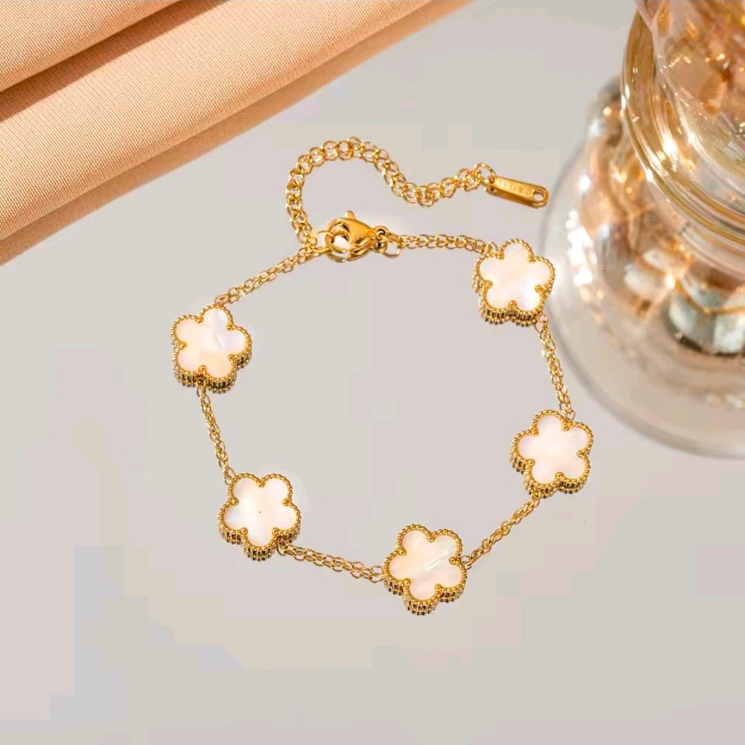 Five Petal Clover Bracelets