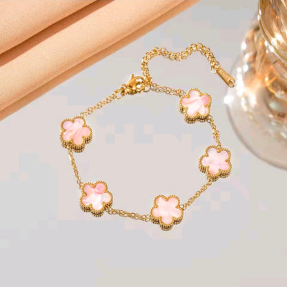 Five Petal Clover Bracelets