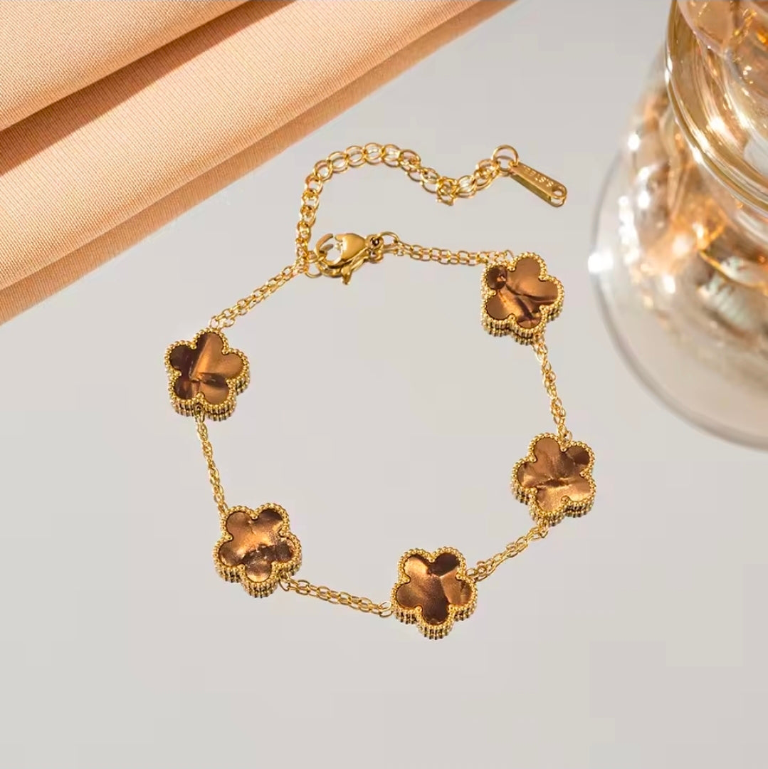 Five Petal Clover Bracelets
