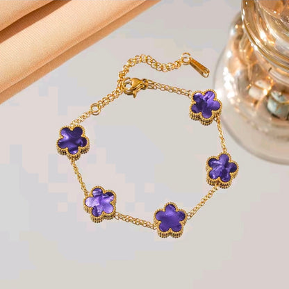 Five Petal Clover Bracelets