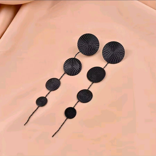 Geometric Circular Earrings