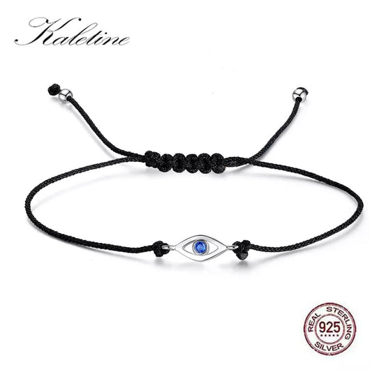 Pure Silver Evil Eye Bracelet