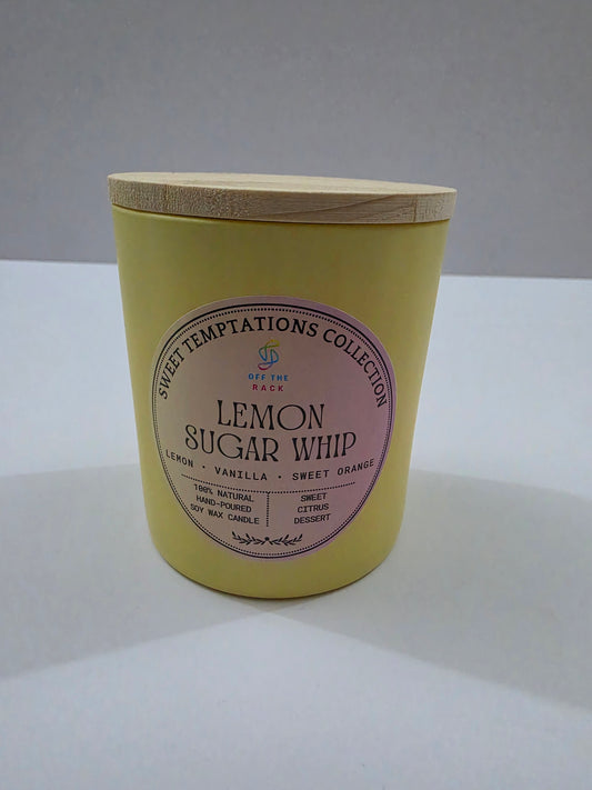 Lemon Sugar Whip Jar Candle