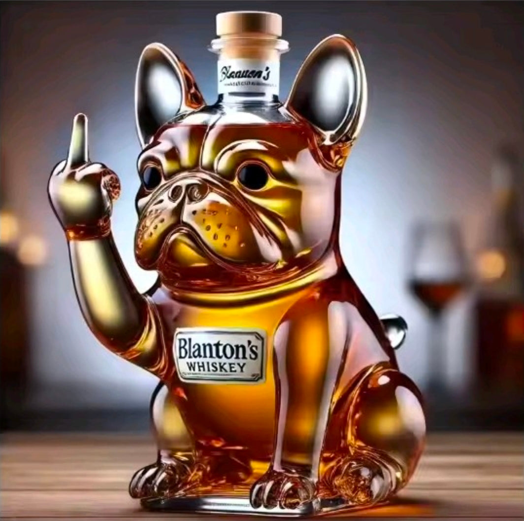 Bulldog Whiskey Decanter