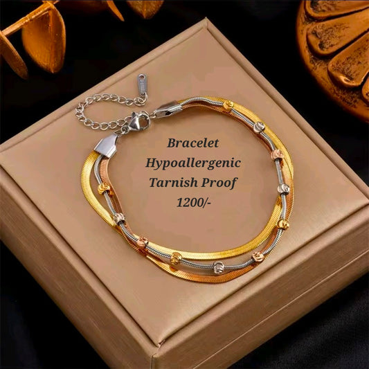 Triple Layered Bracelet