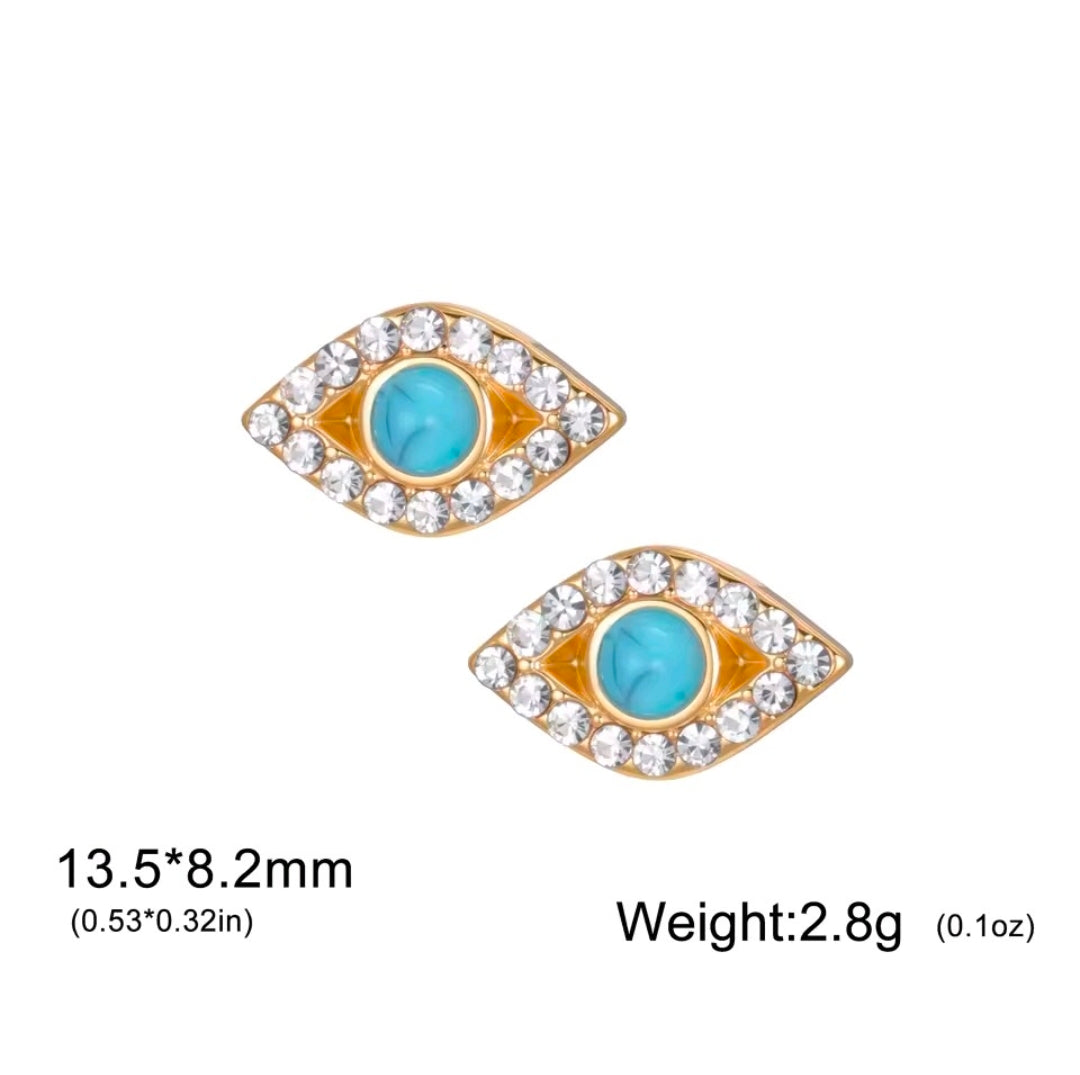 Evil Eye Earrings