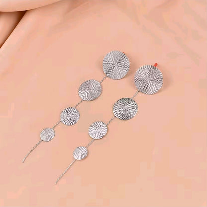 Geometric Circular Earrings