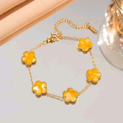 Five Petal Clover Bracelets