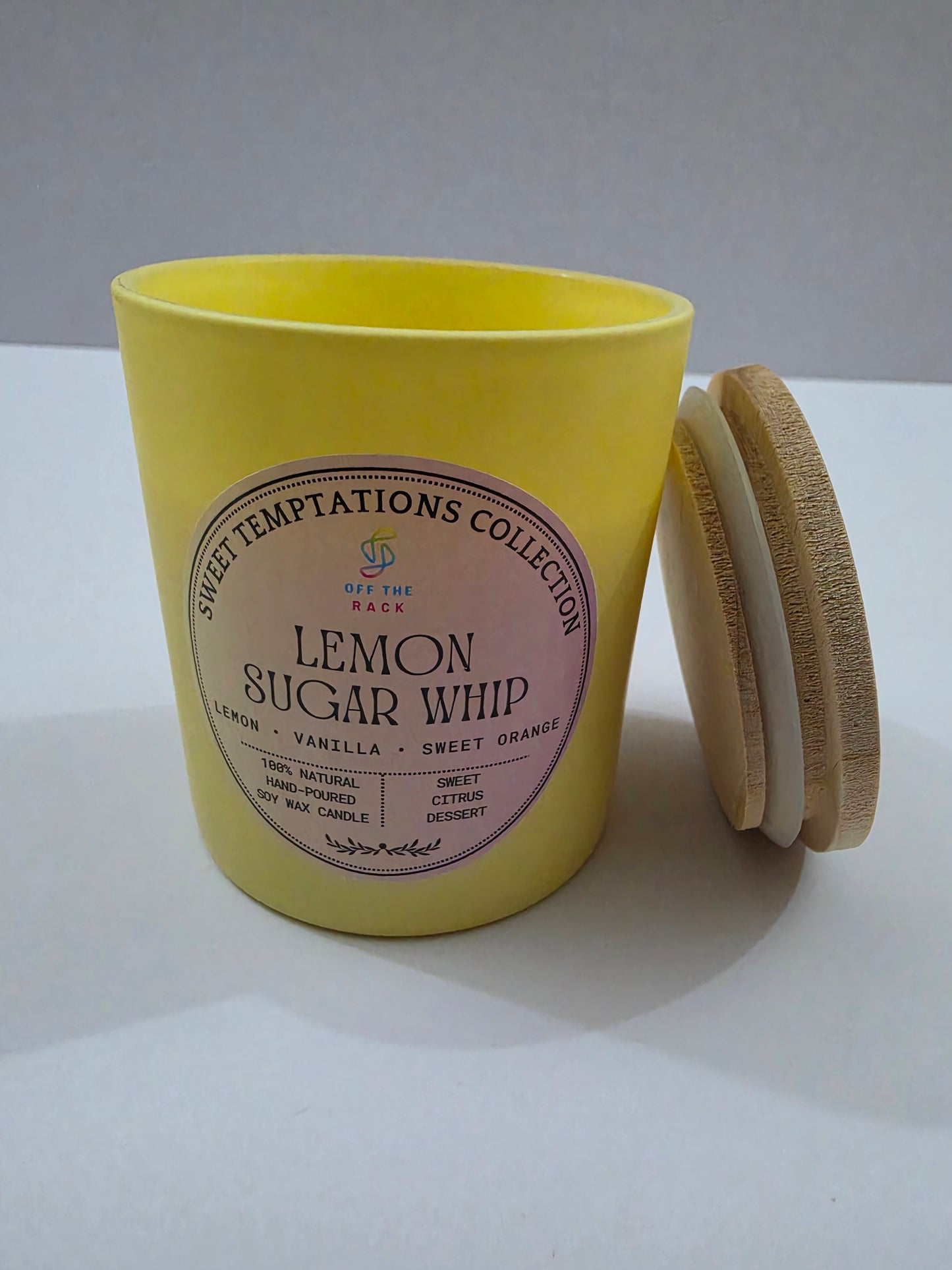 Lemon Sugar Whip Jar Candle